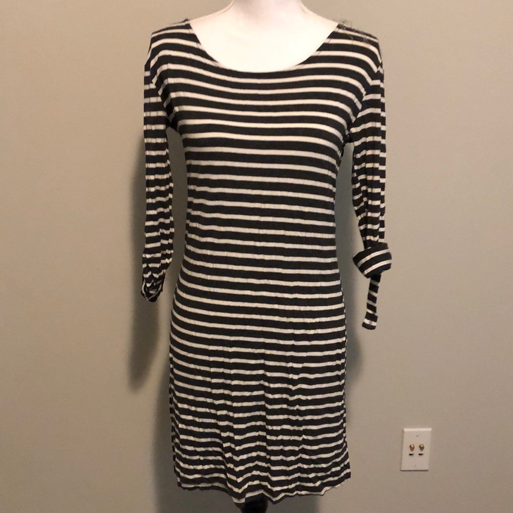 Heather gray Striped dress